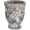 Type 1 - Dia. 5.9 Inch, variant on 6.3 Inch Cement Plant Pot for Plants, Succulent Planter with Embossed Design, Vintage Concrete Flowerpots with Drainage Hole, Decorative Orchid Houseplant Pot Indoor Outdoor Plant Container