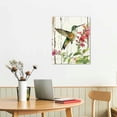 thumbnail image 3 of Nawypu  Bird Wall Art Canvas Flower Pictures Watercolor Hummingbird Artwork Prints Painting for kitchen, 3 of 5