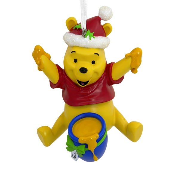 Hallmark Ornament (Disney Santa Winnie the Pooh With Honey Pot)