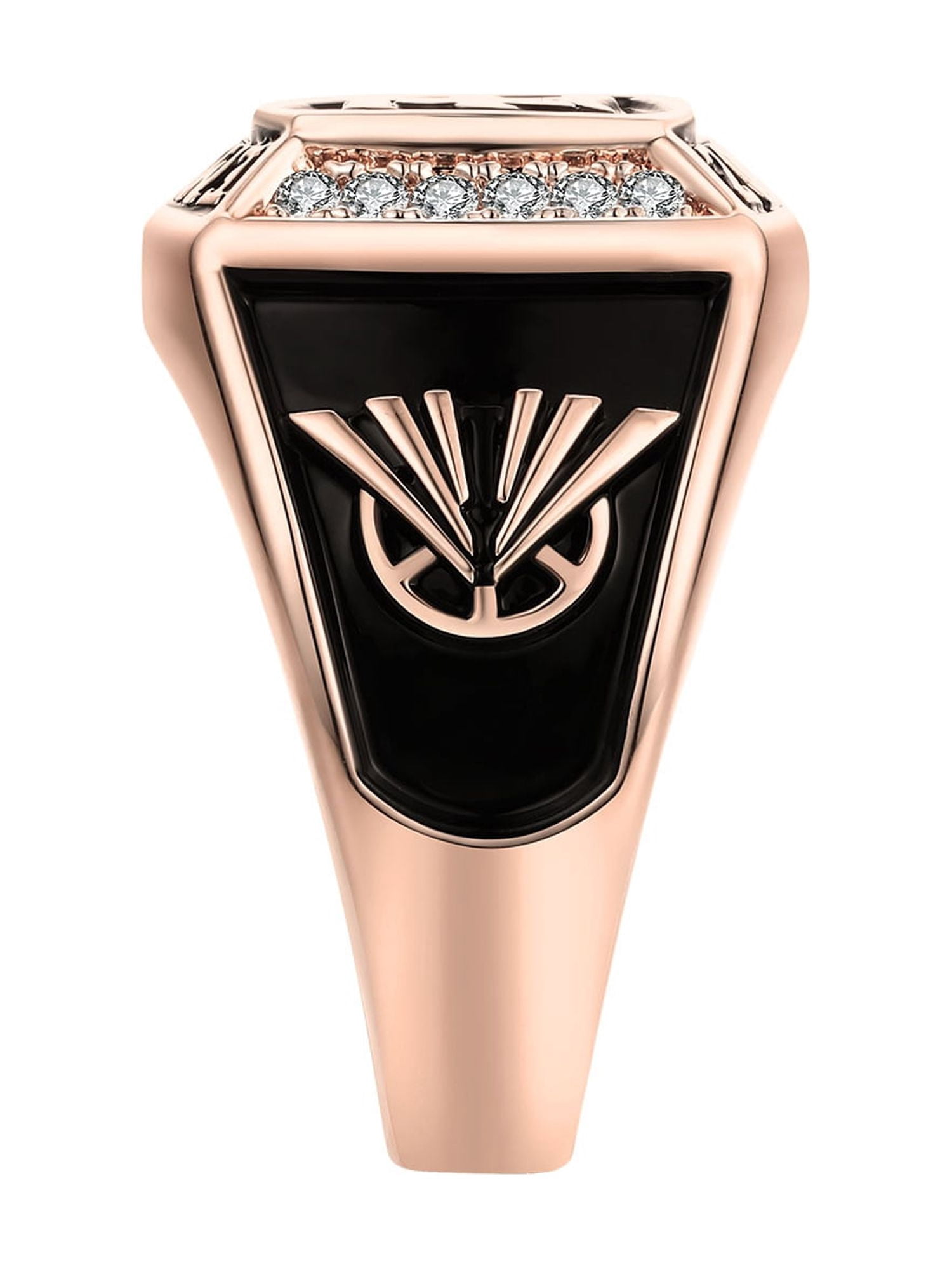 Order Now for 2025 Graduation, Freestyle Women's Initial CZ Square Birthstone Class Ring, Personalized, High School or College