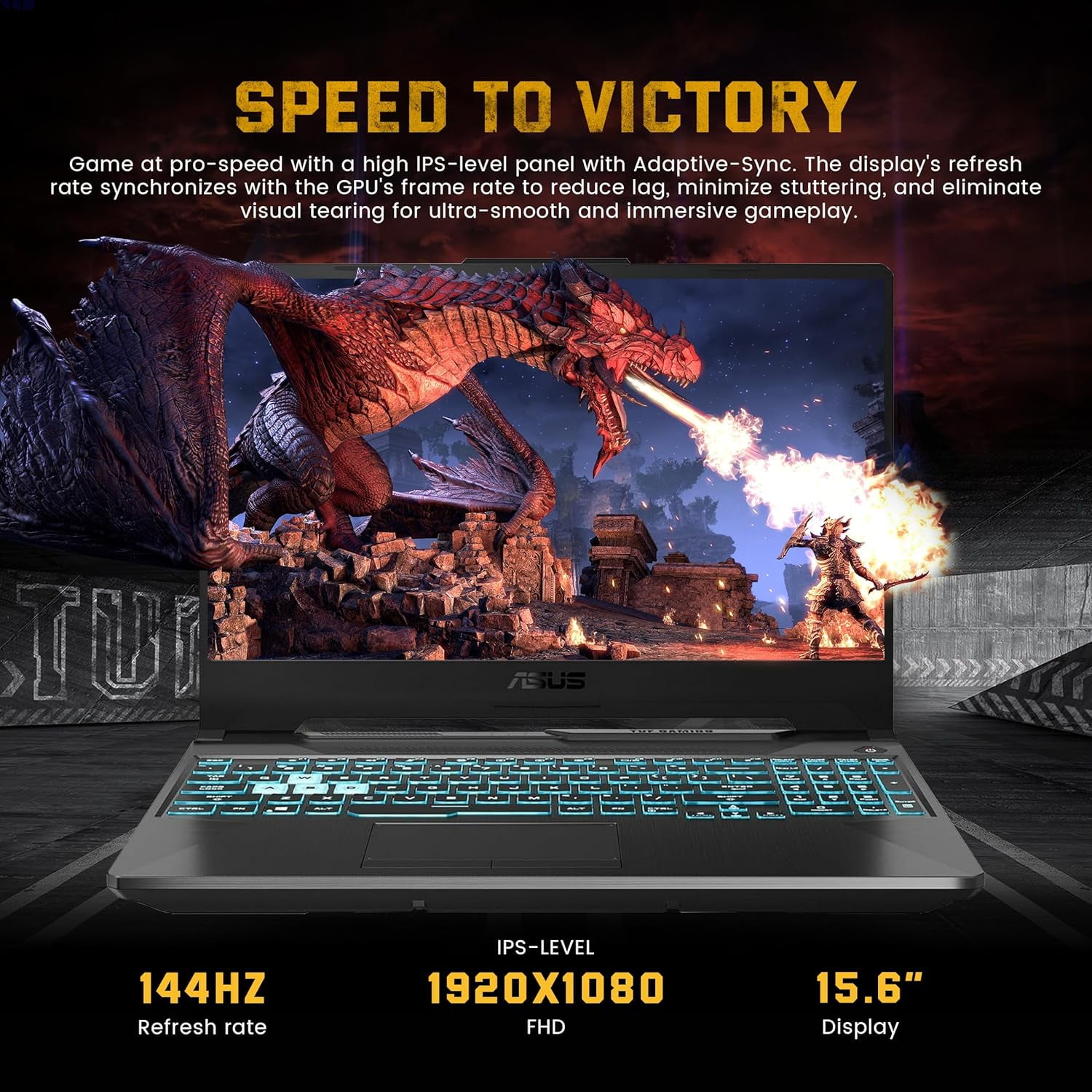 ASUS TUF A15 15.6" FHD 144Hz Gaming Laptop, AMD Ryzen 7 7435HS, NVIDIA GeForce RTX 3050, 64GB DDR5, 2TB SSD, Backlit Keyboard, Wi-Fi 6, Win 11 Pro, Black, 256GB Docking Station Set