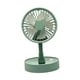 thumbnail image 1 of Pequeño ventilador de mesa plegable y ajustable para celebraciones festivas, ideal para niños y niñas, juegos sensoriales, juegos de rol simulación. Verde, 1 of 10
