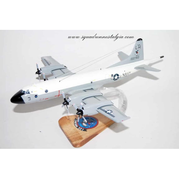 Lockheed Martin® P-3B Orion, VP-93 Executioners 152760, 18" Mahogany Model