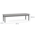 thumbnail image 3 of Lesro Lenox Steel Fabric 3-Seat Waiting Room Guest Bench in Charcoal/Open House Black, 3 of 5
