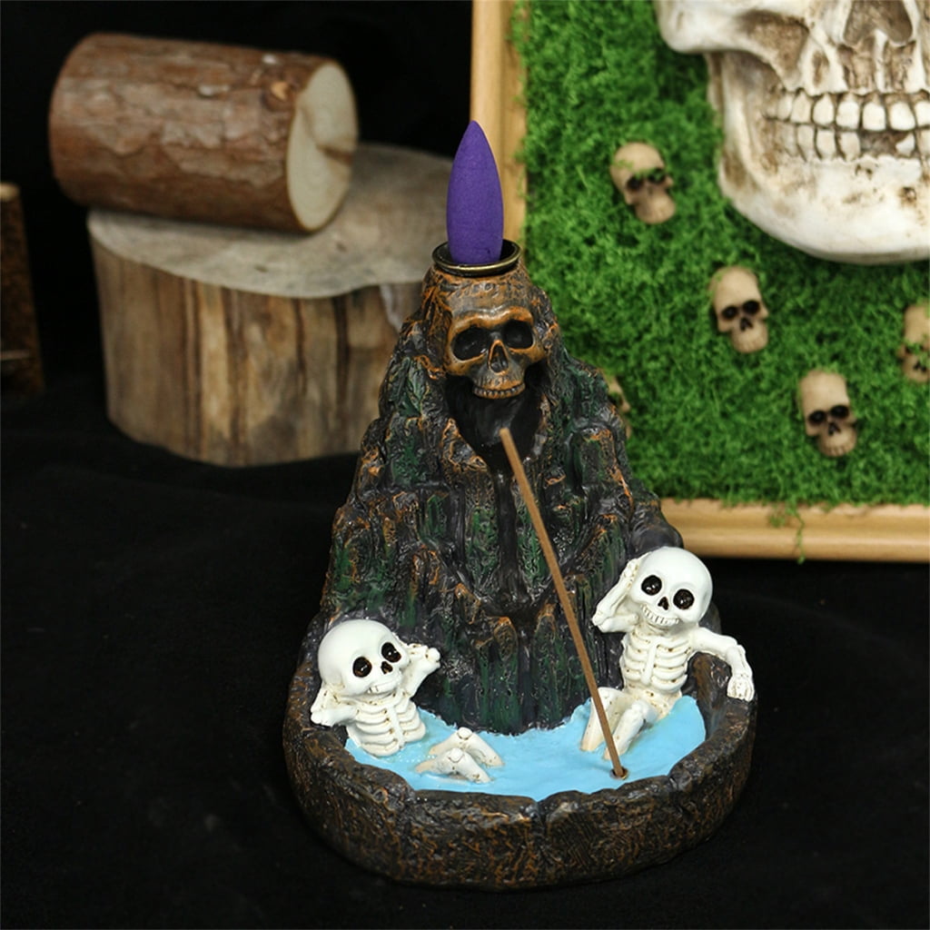 BQBQERT Backflow Incenses Burners Indoor Fume Waterfall Incenses Holder Creative Incenses Burners Aromatherapys Ornament
