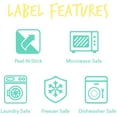 thumbnail image 3 of 96 Washable Clothes Name Tags, Writable Fabric Labels, Self-Stick, No-Iron, Washer & Dryer Safe, Ideal for School, 3 of 6