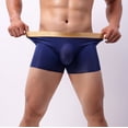 thumbnail image 5 of Mens Underwear Fashionable Boxer Pants Ice Silk Seamless Breathable Comfortable Underwear, 5 of 7