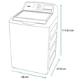 thumbnail image 5 of Lavadora Automática Aqua Saver Green High Efficiency 22 kg Blanca con Sanitizado Mabe - LMH72211WBAB0, 5 of 5