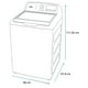 thumbnail image 5 of Lavadora Automática Aqua Saver Green High Efficiency 22 kg Blanca con Sanitizado Mabe - LMH72211WBAB0, 5 of 5