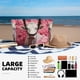 thumbnail image 5 of Fotbe Flower White Cow Bolsa de Viaje para Playa - Resistente al Agua, Bolsa Tote de Gran Capacidad y Ligera con 7 Bolsillos para Mujeres y Hombres, 5 of 7