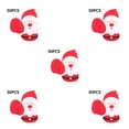 thumbnail image 3 of Advancent 50 unids/lote de tarjetas de piruleta de papel de Papá Noel, invitaciones DIY, piruleta, paquete de regalo, decoración, regalos de Navidad, Type2 NO2 Advancent CBP146690, 3 of 5