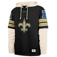 thumbnail image 2 of Men's '47  Black New Orleans Saints Split Zone Cornerback Duo Hoodie, 2 of 3