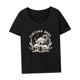thumbnail image 4 of Camiseta para mujer con cuello redondo, ropa deportiva, disfraz suave, camiseta básica para ir de compras M, 4 of 7