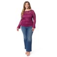 thumbnail image 2 of Jessica Simpson Women's and Women's Plus Sarah Lace Mesh Top, Sizes XS-4X, 2 of 5