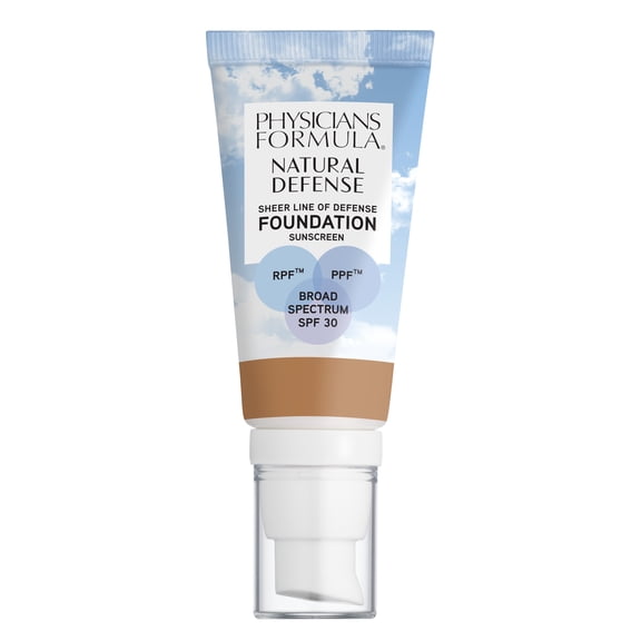 Physicians Formula Natural Defense Sheer Line of Defense Foundation SPF 30, Fair