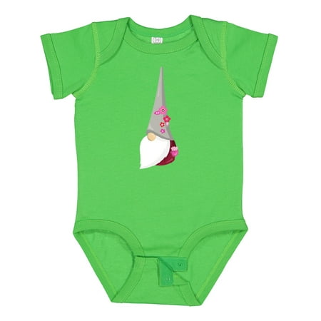 

Inktastic Spring Gnome Cute Gnome Garden Gnome Flowers Gift Baby Girl Bodysuit