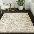thumbnail image 5 of Addison Rugs Grayson 1'8" x 2'6" Crosshatch Fabric Accent Rug in Shadow Gray, 5 of 5