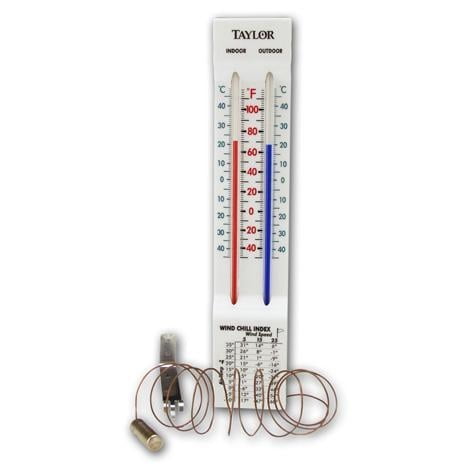 Taylor 5380 N 1 3/4" Mini Window Stick On Indoor/Outdoor Thermometer Free Ship