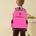 thumbnail image 2 of gcong Lightweight School Bookbag for Travel Study and Everyday Use Comfortable Backpack Hot Pink, 2 of 4