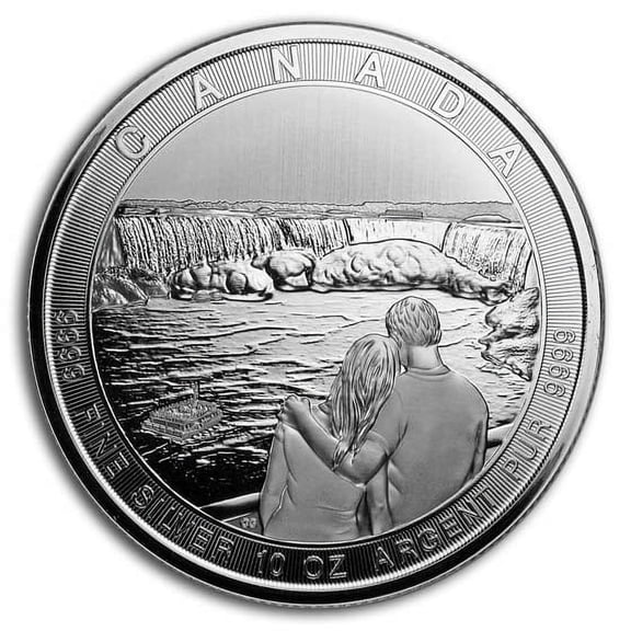2017 Canada 10 oz Silver $50 Niagara Falls BU