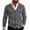 Dark Gray, variant on WTXUE Sweaters Long Sleeve, V-Neck Cardigan for Men Mens Button Solid V Neck Slim Warm Sweater Coat Knit Tops Solid | Officewear for Men Dark Gray L