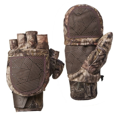 Brown Camouflage Glove - Mossy Oak Breakup Country Ladies Pop-Top Gloves
