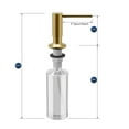 thumbnail image 3 of Karran  SD35 Kitchen Soap/Lotion Dispenser Brushed Gold Brushed, 3 of 5