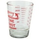 thumbnail image 3 of Vaso medidor de vidrio transparente en miniatura de 45 ml con escala roja, herramienta esencial para cócteles del barman, 3 of 8