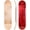 Red/Natural, variant on Cal 7 Blank Maple Skateboard Deck |7.75", 8", 8.25", 8.5"| (7.75 inch, Green/Natural)
