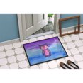thumbnail image 2 of Carolines Treasures BB7427JMAT 24 x 36 in. Pink & Purple Owl Watercolor Indoor or Outdoor Mat, 2 of 4
