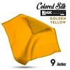 Magic Makers 9 Inch Magician's Silk - Golden Yellow