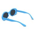 thumbnail image 2 of Gafas de sol FEISEDY Clout, ovaladas, blancas, para mujer y hombre, 2 of 7