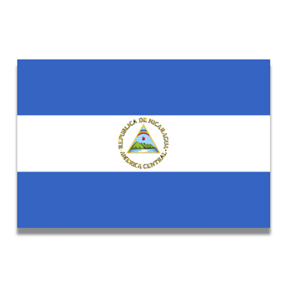 Magnet Me Up Nicaragua Nicaraguan Flag Vinyl Automotive Magnet Decal, 4x6 Inches