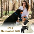 thumbnail image 5 of Lnrkai Black Dog Figurines Statues, Memorial Sympathy Gift for Pet Loss, Hand-Sculpted Resin Labrador, Comforting Remembrance Ornament to Dogs Owners, 5 of 8