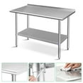 thumbnail image 5 of RSN Trend Stainless Steel Table for Prep & Work 24 x 72 Inches, NSF Commercial Heavy Duty Table with Undershelf and Backsplash for Restaurant, Home and Hotel, 5 of 6