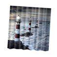thumbnail image 4 of simhoa Ensemble de Rideaux de Douche Thème Phare pour Salle de Bain avec 12 Crochets, 4 of 4