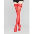 thumbnail image 3 of Lady Women Sheer Lace Garter Stay Up Thigh High Hold-ups Stockings Pantyhose, 3 of 5