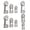 Silver, variant on 9Pcs Zipper Pull Replacement 3 Sizes Zipper Repair Zippers Tab Repair for Luggage, Zippers Slider Pull Tab for Backpack Jacket Suitcase Coat Handbags (Gold)