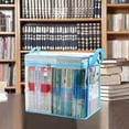 thumbnail image 5 of Large Clear Storage Bag with Zipper and Handle, Foldable Heavy Duty Plastic Organizer for Books, Clothes, Toys, Transparent and Durable for Easy Home and Classroom Organization,Vsgery, 5 of 8