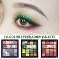 thumbnail image 2 of 16 Colors Eyeshadow For Beginner Matte Pearlescent Macaron Color Eyeshadow Palette Long-lasting, 2 of 8