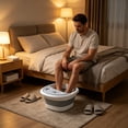 thumbnail image 4 of Bklubk Foldable Foot Bath Bucket With Handle And Lid Portable Foot Bath Spa Bucket With Massage Acupoints Portable Foot Bath Bucket Foldable Spa Bucket For Foot, 4 of 6