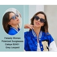 thumbnail image 2 of Gafas de Sol Polarizadas Vintage Cuadradas FEISEDY Jackie O B2451, 2 of 8