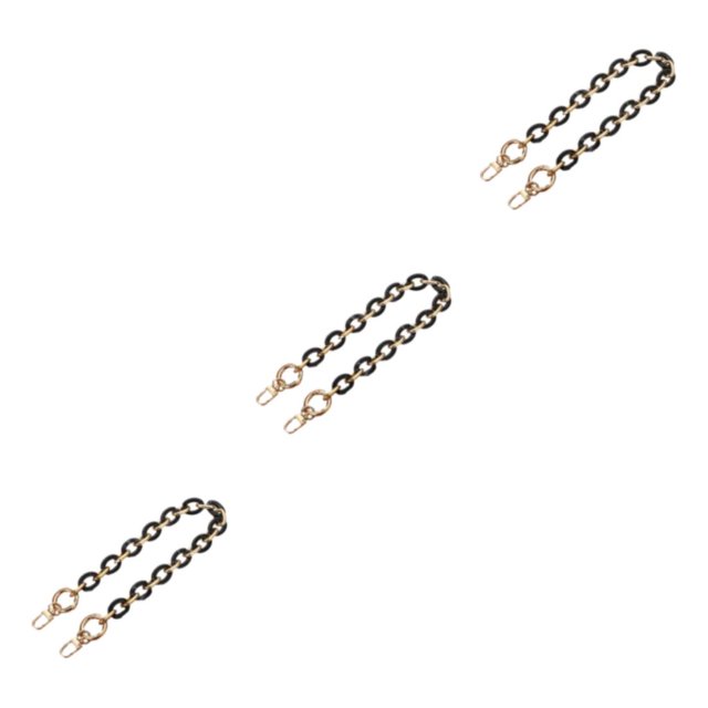 ZheElen Sturdy And Durable Reliable Bag Chains For Secure Attachment Purse Chain Straps Bag Chain Straps L204-HS 3Set