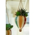 thumbnail image 4 of Kalalou Inc Set Of Two Ceramic Hot Air Balloon Hanging Planters, 4 of 5