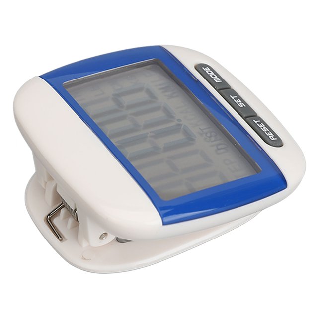 Podómetro De Pasos, Pantalla LCD Grande, Contador De Calorías Por Pasos, Multifunción Portátil Con Clip Para Personas Mayores Para Entrenamiento