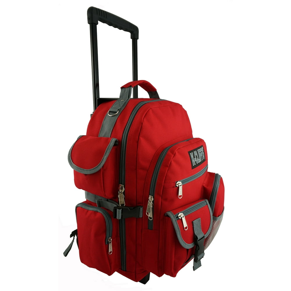 KCliffs KCliffs Heavy Duty Rolling Backpack Wheeled School Backpack