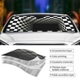 thumbnail image 5 of Disketp Windshield Sun Shade, Car Sun Shade For Front Window 3d Black And White Checkerboard Tunnel Sunshades Sun Visor Protector Blocks Uv Rays Foldable, 5 of 9