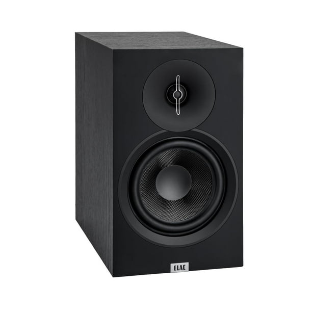 ELAC Debut 3.0 DB63-BK - Altavoces para estantería, color negro ceniza (par) - altavoz de agudos de