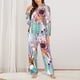 thumbnail image 2 of Balery Cactus Conjunto de Pijama con Estampado para Mujer, Conjunto de Dos Piezas con Manga Larga, Ropa de Dormir Suave con Bolsillos, Pijamas Cómodos-Large, 2 of 7