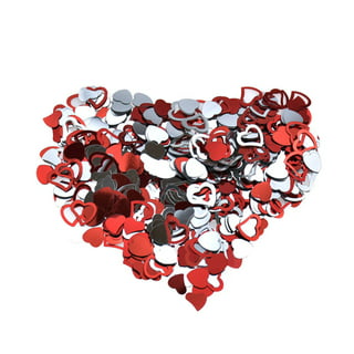 360 Pcs Heart Stickers Self Adhesive Foam Hearts 3 Sizes 4 Colors Heart Shaped Decals in Glitter and Matte Red Pink White Purple for Valentine's Day